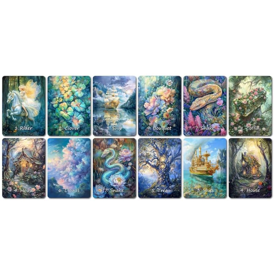 Amazon.co.jp: フェアリーダスト ルノルマンカード オラクル