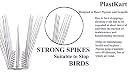 PlastKart Bird Spike (5 Pcs) Pigeon Spike With (Double Sided Tape) Bird Pigeon Control, Bird Spikes For Pigeon & Bird Pest Control, Spikes,Transparent gallery image