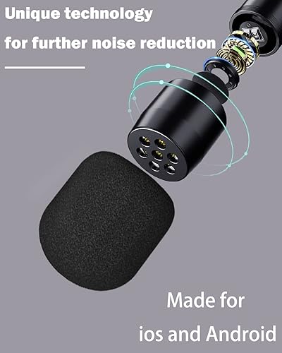 Miniatura 2 de Micrófono Lavalier inalámbrico para iPhone, Android, PC, micrófono inalámbrico Plug-Play para grabación, transmisión en vivo, YouTube, Facebook,