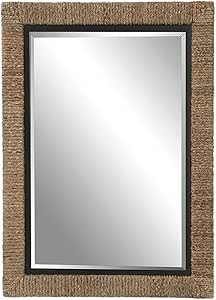 Uttermost 09853 Island - Mirror-41.38 Inches Tall and 29.5 Inches Wide