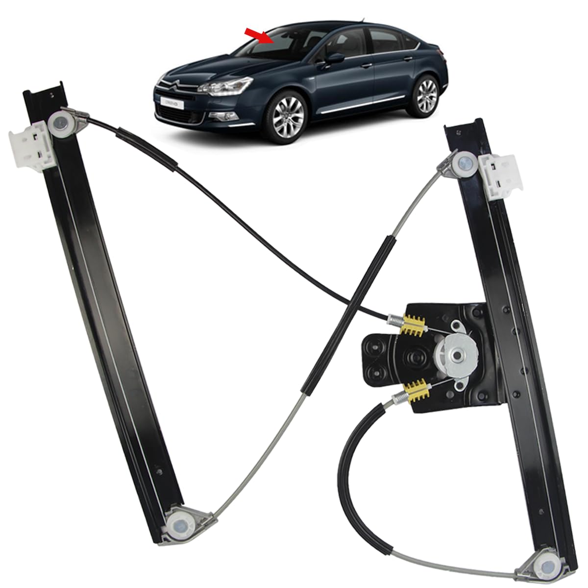 STARKIT PERFORMANCE Elevalunas compatible para C5 (desde 2008) DELANTERO DERECHO (pasajero) 9222FX, 9222EP, 9675898980