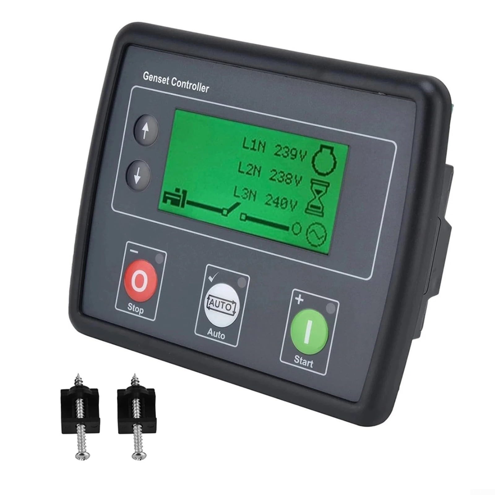 Regolatore automatico di avviamento DSE4510 per generatori elettrici in mare profondo, rilevamento errori di rete e commutazione del carico, compatibile con J1939 per motori CAN e CA