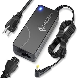 PAEBAI+ 65W 45W Laptop Charger for Acer Aspire 5 E1 E15 V3 V5 V7 R3 R7 S3 M5 E5-521 E5-575 E5-576 5250 5253 5336 5349 5532 A315 PA-1650-86 N19C3 N16Q2 N19C1 N17C4 AC Adapter Power Supply Cord
