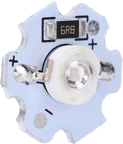 Miniatura 6 de POCREATION 25 chips LED AXD-1W-5V, bombilla LED de chip de 5 V, 200 lúmenes, 1 W, cuentas de lámpara LED de alta potencia para accesorios de