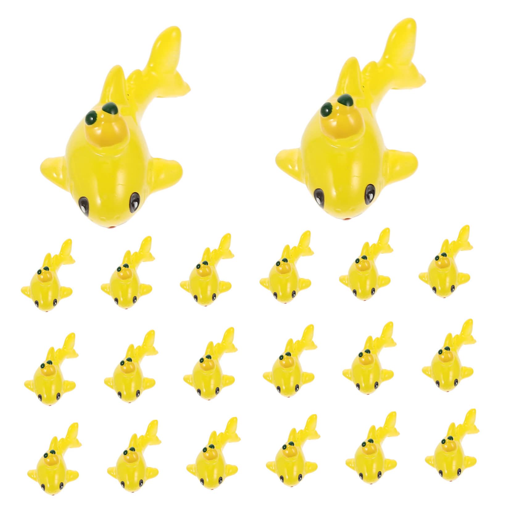 HEMOTON 5 Ensembles Figurines Miniatures Animaux Synthétique De Décorations pour Aquariums Décorations 20 Pièces * 5