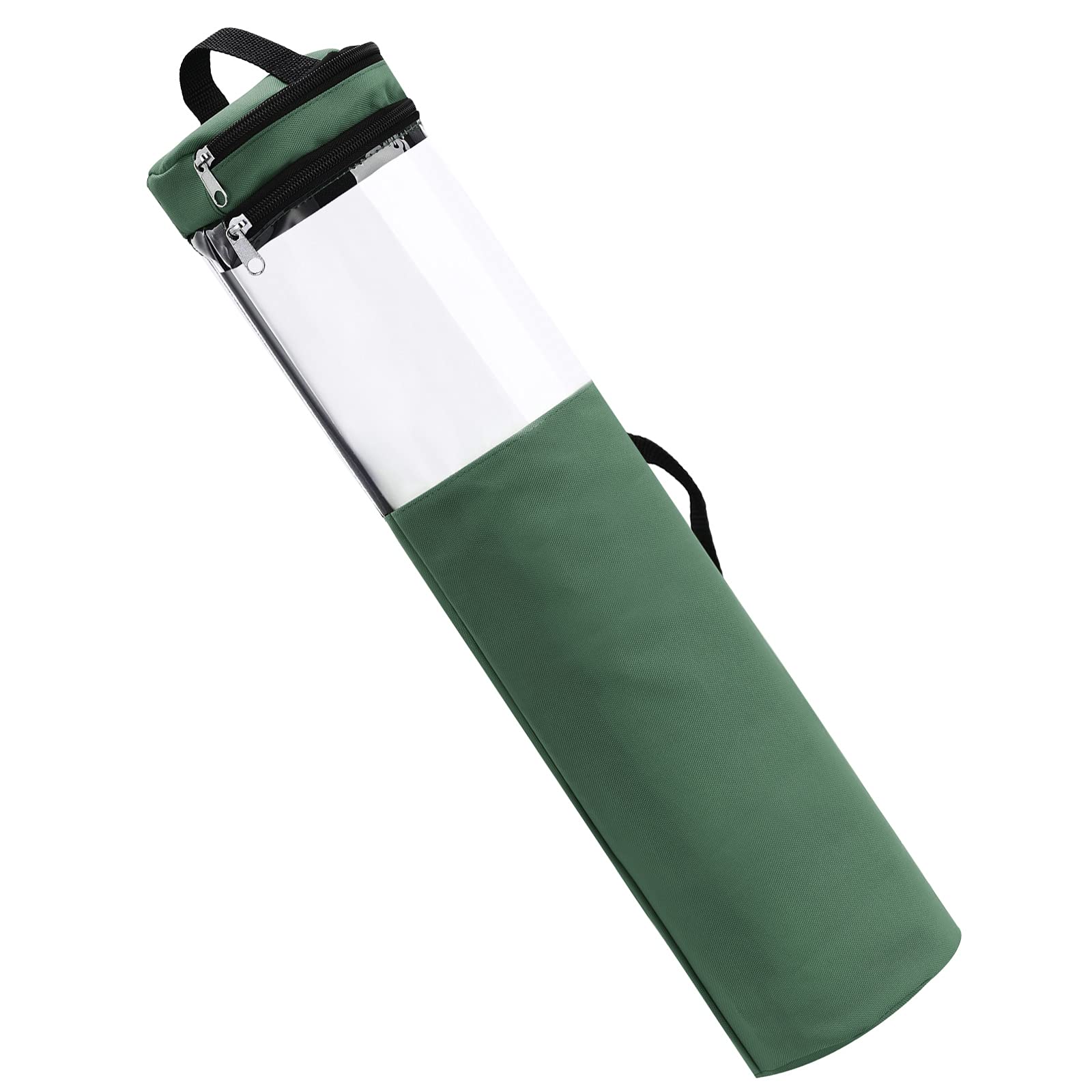 Betos Green Christmas Wrapping Paper Storage Bag, 40Inch Cylinder Gift Wrap Storage Organiser For Cards, Bows, Ribbons,Christmas Baubles Storage Bag