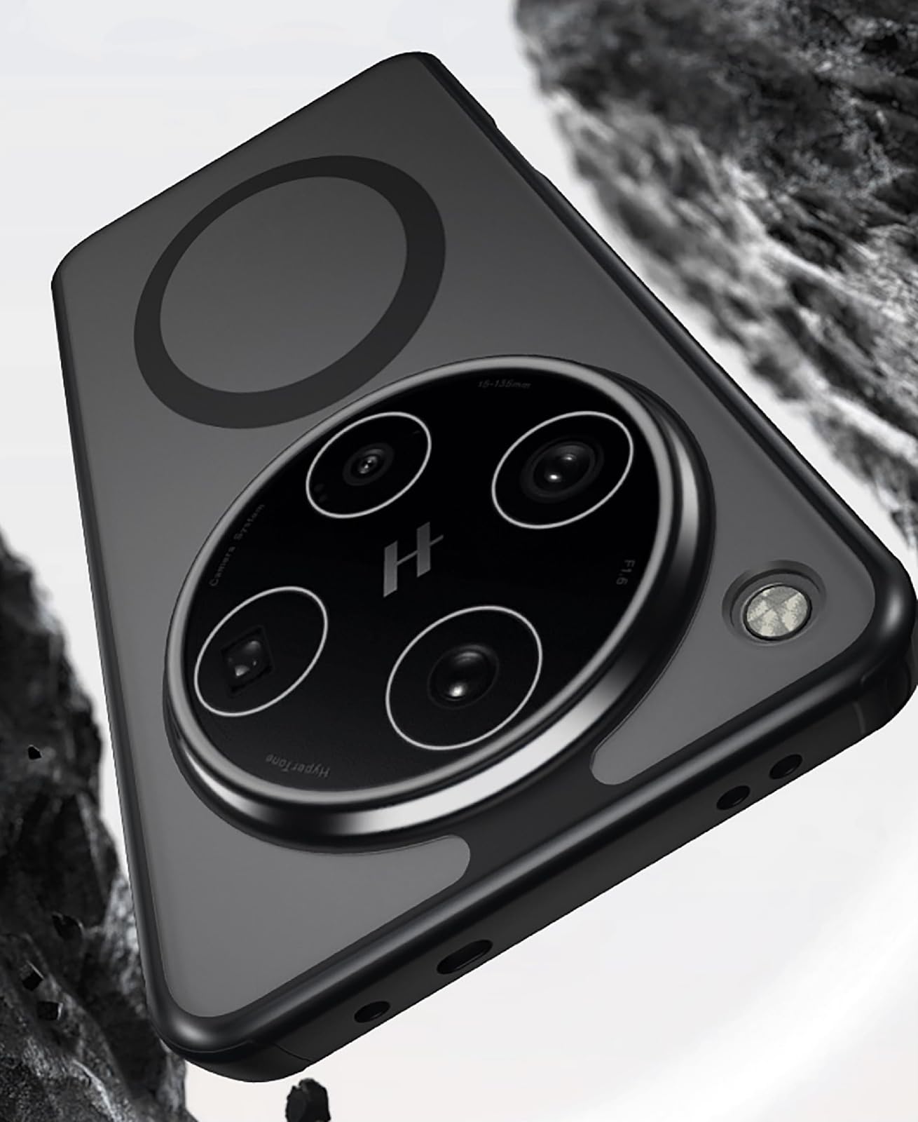 GIOPUEY Ultradünne Handyhülle Für Oppo Find X8 Ultra – TPU, Rutschfest & Mit Wärmeableitung In Schwarz