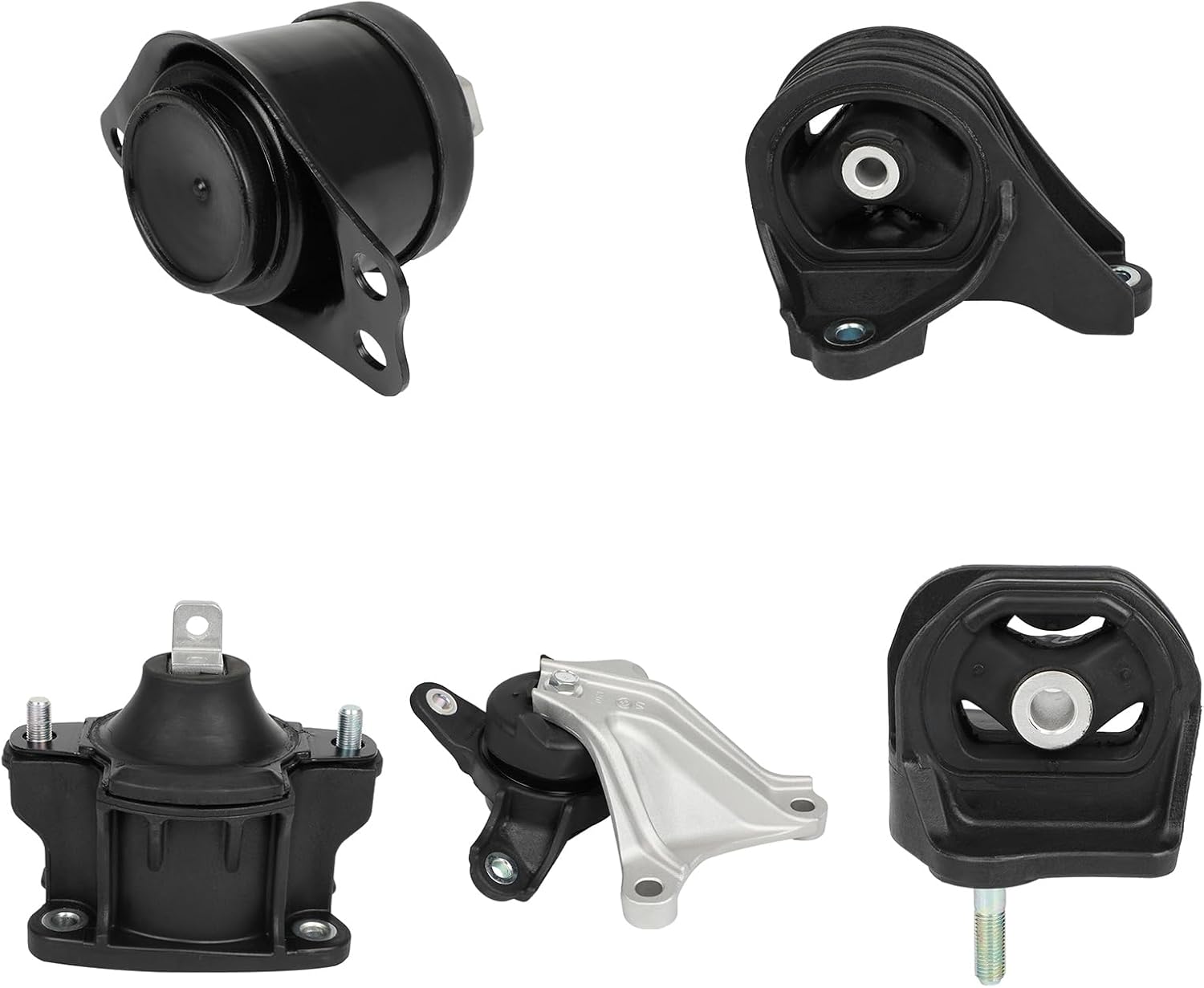 OCPTY 5PCS Engine Motor Mount and Transmission Mount Set Compatible for Honda Accord 2013 2014 2015 2016 2017 L4 2.4L, Automatic CVT Transmission # 50820TZ4305, 50810T2FA01
