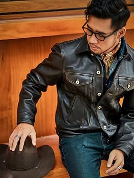新品 本革 レザージャケット ライダースジャケット 革ジャン メンズ Amazon.co.jp: [BANANA PRINCE] 本革 ジャケット メンズ レザー