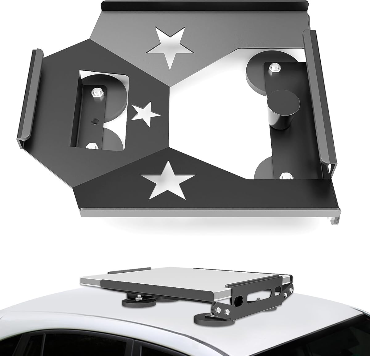 Starlink Mini Car Roof Mount, Lymorexan Starlink Mini Magnetic Mount, Compact and Portable, Four-Sided/Rubber Protection, Magnet Mounting Kit/Accessories Suitable for RV, Van, Boat, Yacht, Truck