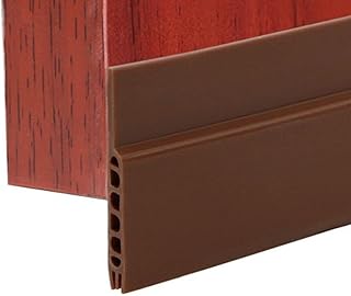 [MoZoo] 隙間テープ ドア 防音 防風 防虫 遮音 すきま風防止 玄関 (ブラウン)