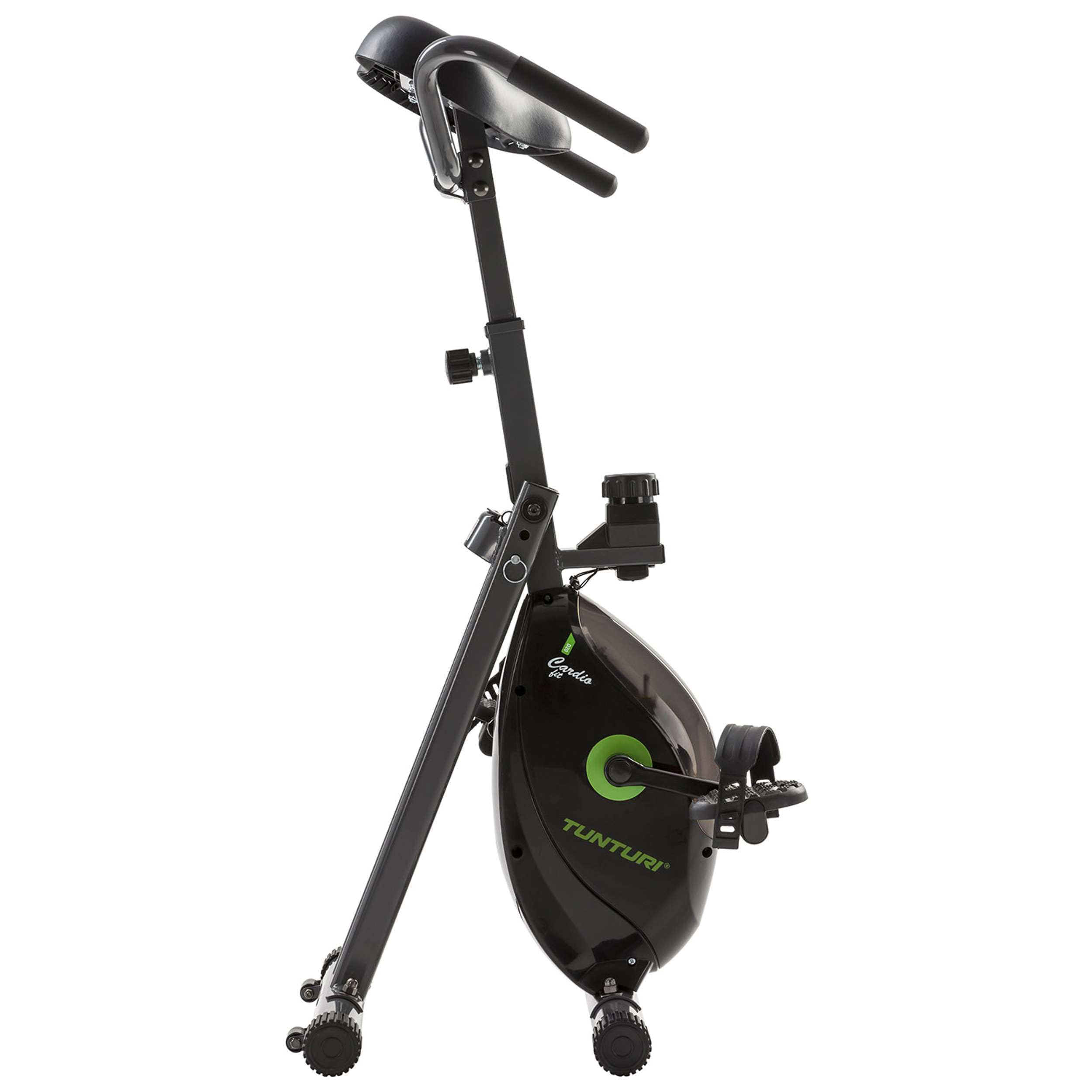 Tunturi Cardio Fit D20 Schreibtisch-Fahrrad, zusammenklappbarer Heimtrainer, Tischfahrrad für Büro und Zuhause