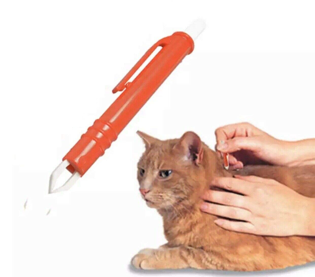 Royale Cat Tweezers Mite Anti Dog Cat Pet Ticks and Fleas Flea Tick Clip Remover Mite Out - Color May Vary (Single Pack)