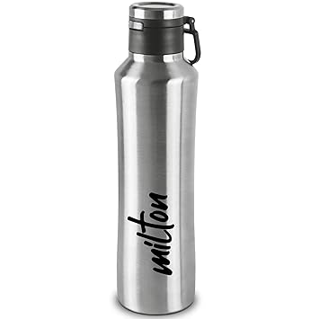 Milton Gulp 1100 Thermosteel 24 Hours Hot or Cold Water Bottle, 940 ml, 1 Piece, Silver
