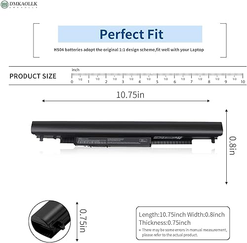 Miniatura 2 de 807956-001 HS03 HS04 - Batería para HP Pavilion 15-BA 15-AY 15-AC 15-AF 17-X Series 15-ba079dx 15-ba009dx 15-ay009dx 15-ay011nr 15-ay014dx 15-ay04dx