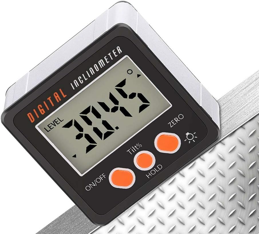 Digital Angle Finder Protractor Tool Table Saw Gauge Level Box