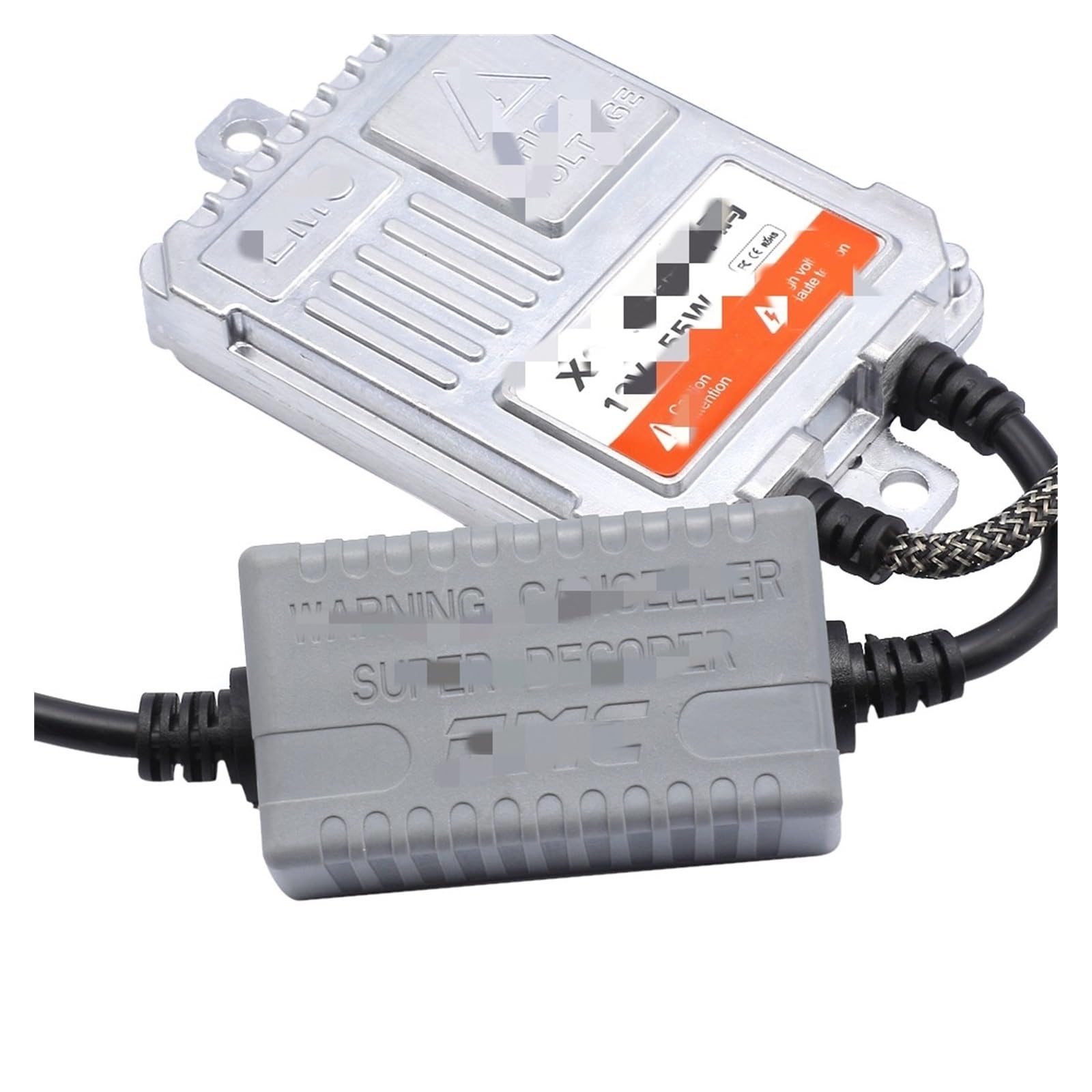 Module de phare adaptatif Pour Ballast au xénon mince bloc numérique allumage sans erreur réacteur pour AC 55W 12V pour lampe H1 H7 H4 H11 9005 9006(2PCS)