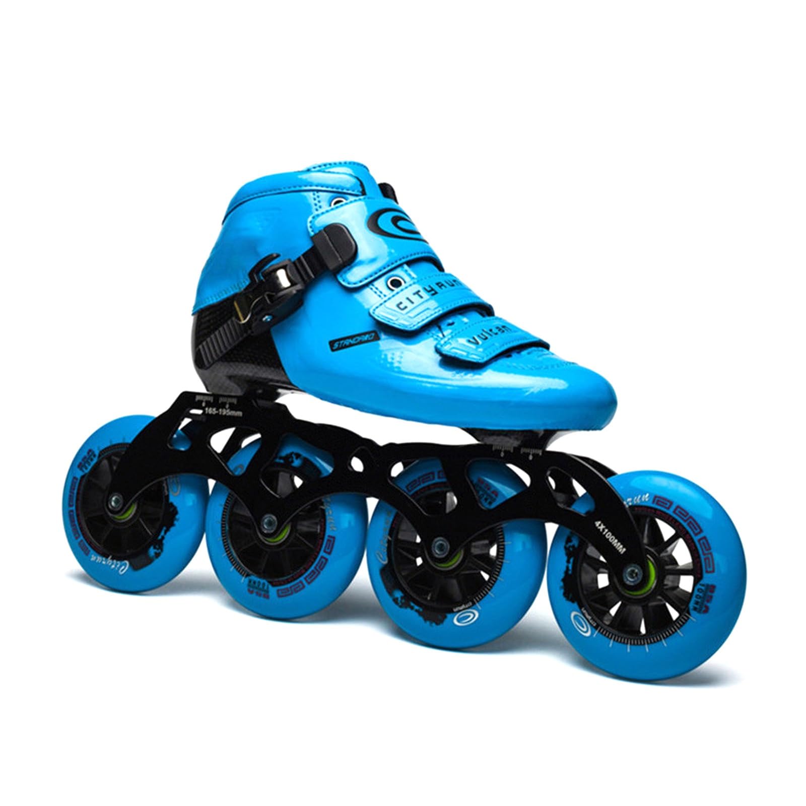 Rollers De Vitesse en Ligne for Hommes Et Femmes, Patins De Course Professionnels en Fibre De Carbone for Adultes avec Roulements ABEC-11 De Haute Précision, Patins De Course Légers