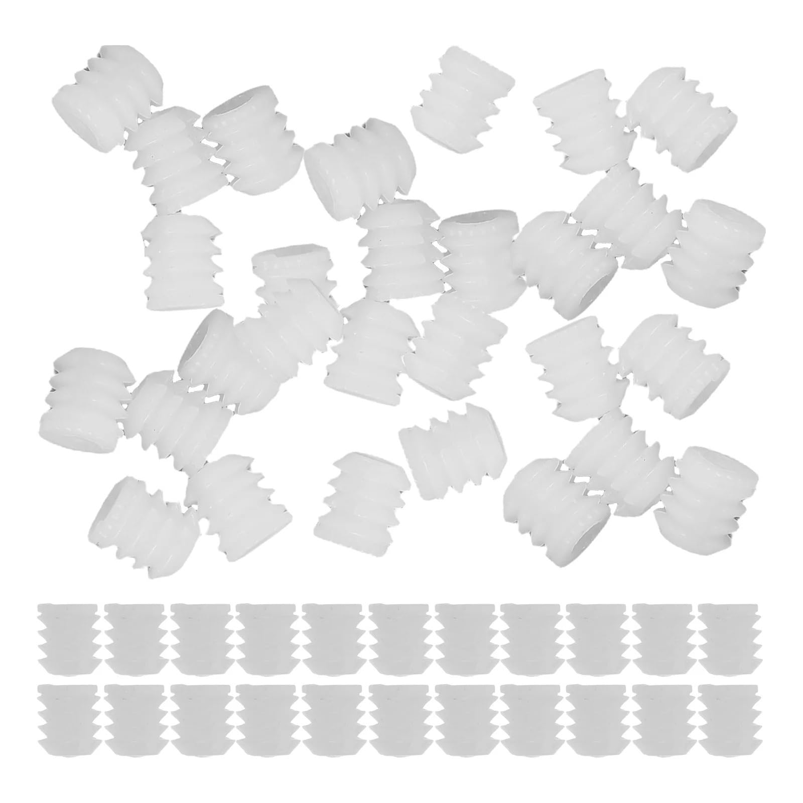 Hinge Expansion Plug 100 Pcs Furniture Connector NutsNylon Fasteners Inserts for Furniture Repair