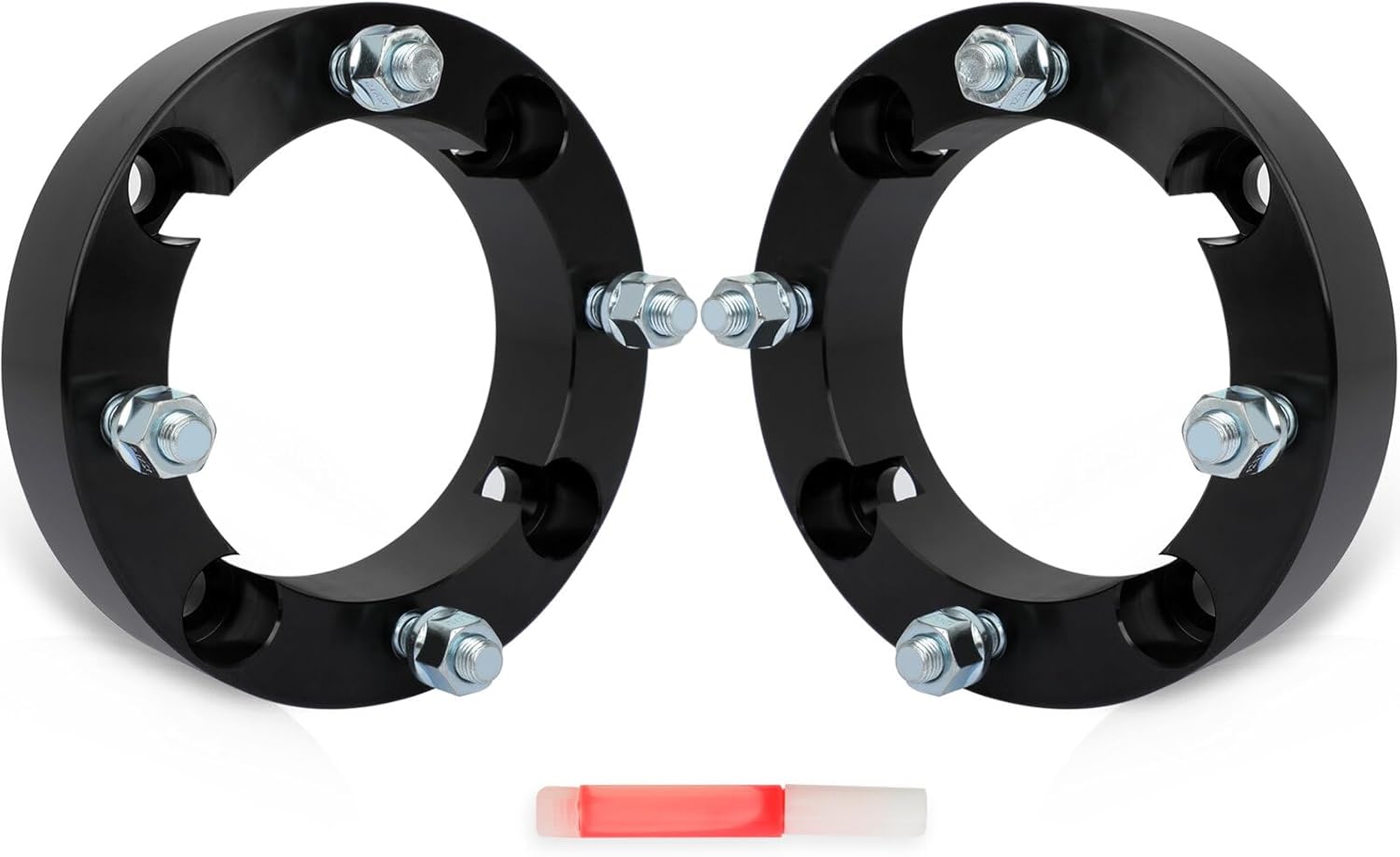 ECCPP 2 PCS 4X156 to 4X156 Wheel Spacers Lug Centric 1.5" 4 Lug 131mm hub bore with 12x1.5 Compatible with for 2013-2022 for Polaris Ranger 2014-2022 for Polaris RZR XP 1000 1.5 inch