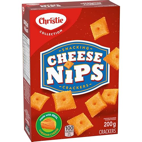 Miniatura 5 de Christie Cheese Nips Cheddar Galletas al horno, 1 caja (7.05 oz)