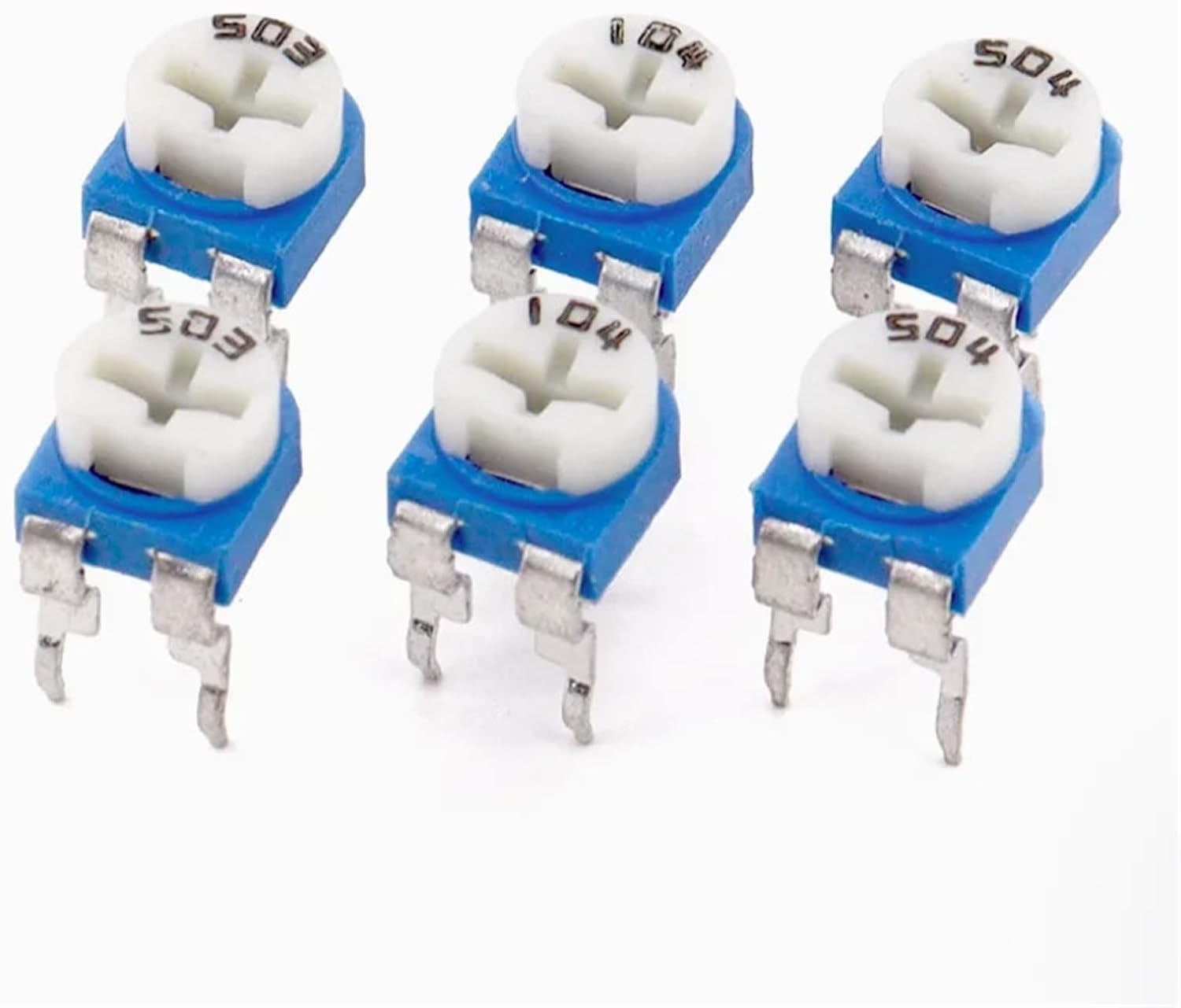 500pcs Trimmer Potentiometer RM065 RM-065 500K ohm 504 500K Trimmer Resistors Variable adjustable Resistor(10M Ohm)