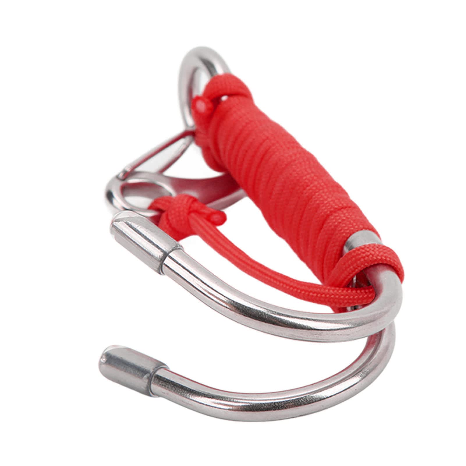 Yardwe 3 Pièces Crochet Double Flux Acier Inoxydable 316 - Crochet De Plongée Sous-Marine Et Récif