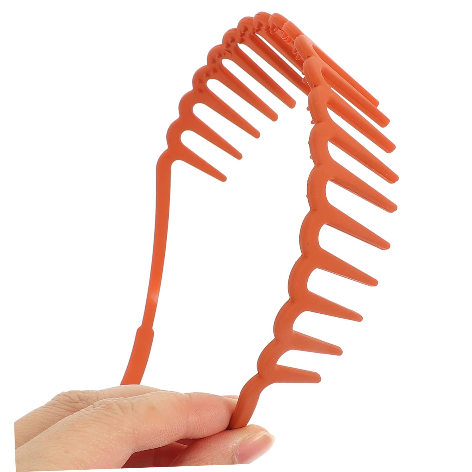 Healeved Stk gezahntes Stirnband kinder stirnband breites haarband party haarreif Männer-Bandana Mädchen loses Haar Stirnband kopfschmuck Stirnband- Stirnbänder für Männer Plastik