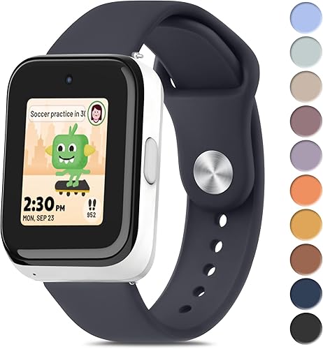 Miniatura 9 de Meliya Correa de silicona para reloj T-Mobile SyncUP para niños, suave e impermeable SyncUP para niños, correas deportivas de repuesto para niños y
