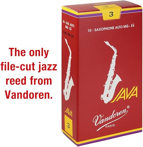 Miniatura 2 de Vandoren SR263R Saxo Alto Java Red Cañas Fuerza 3 Caja de 10