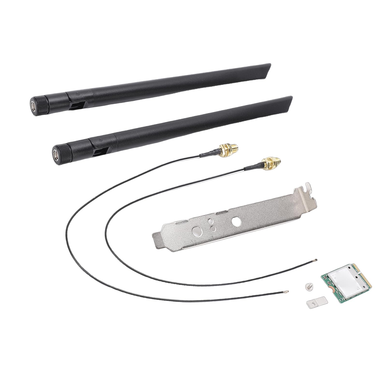 Adattatore Wireless di Rete a 3 Bande Ad Alta velocità per Scheda Wireless WiFi 7 per 11 5,8 Gbps con Doppia Antenna Esterna