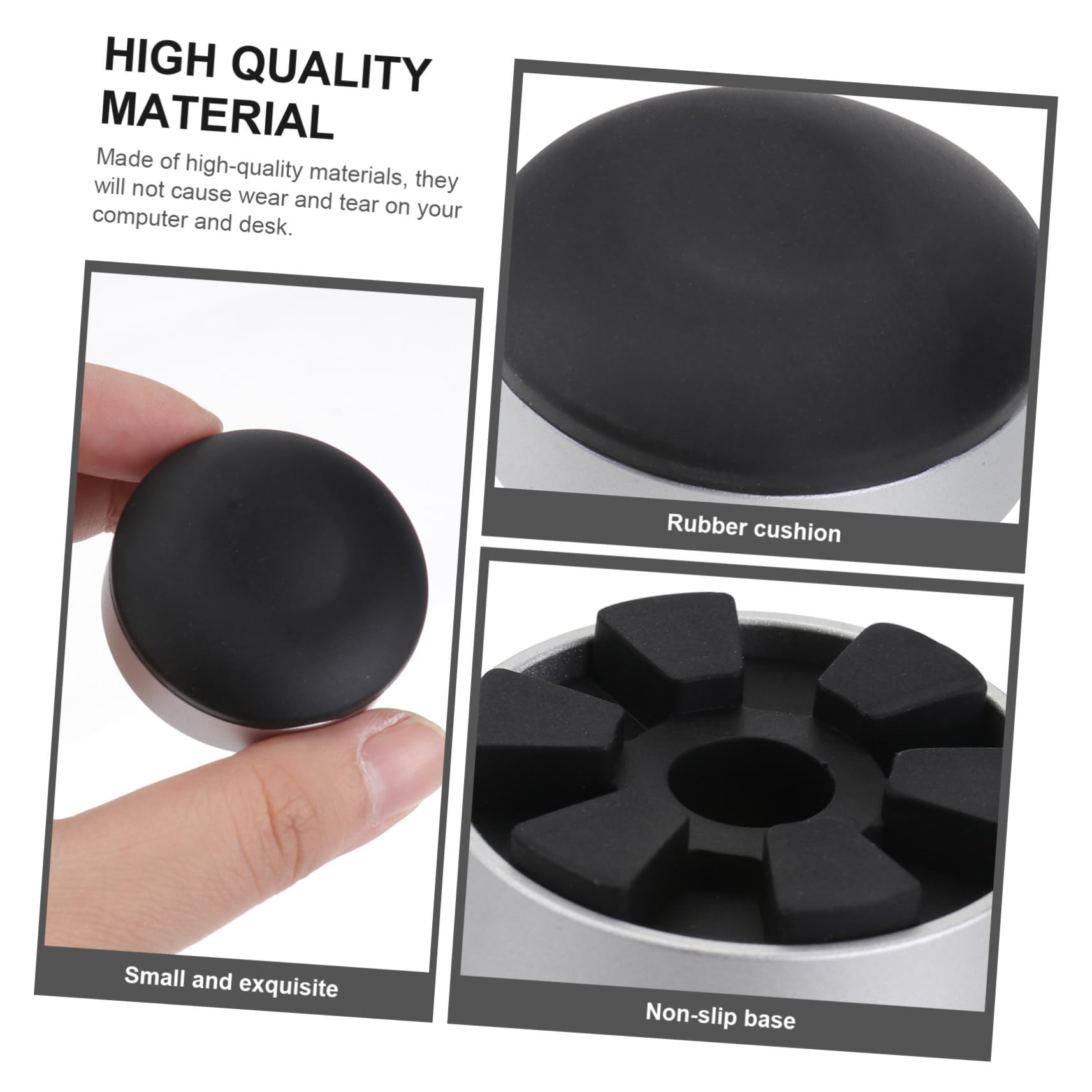 POPETPOP 3juegos Soporte Portátil para Laptop Base De Refrigeración Ergonómica Elevador De Altura para Oficina y Hogar Negro