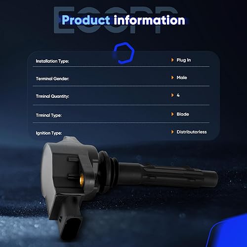 Vista 991 de ECCPP Bobinas de encendido portátiles de repuesto para automóvil compatibles con Infiniti I30/para Nissan Maxima 3.0L V6 2000-2001 Reemplazo