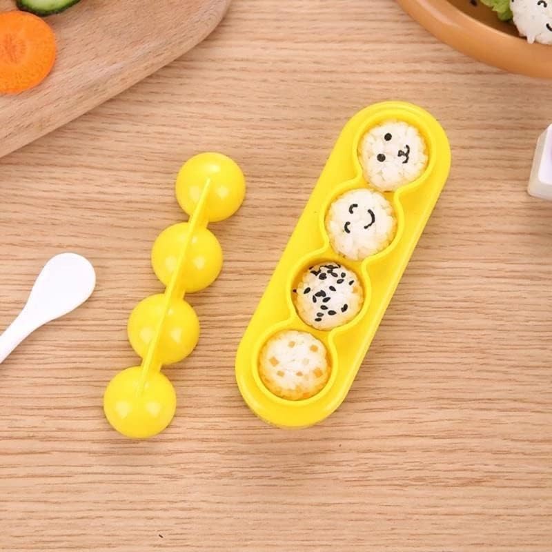 Ball Shaped Rice DIY Handicraft Bento Meal Sushi Tools Mini Shaking With Embossing Device For Kids image 3