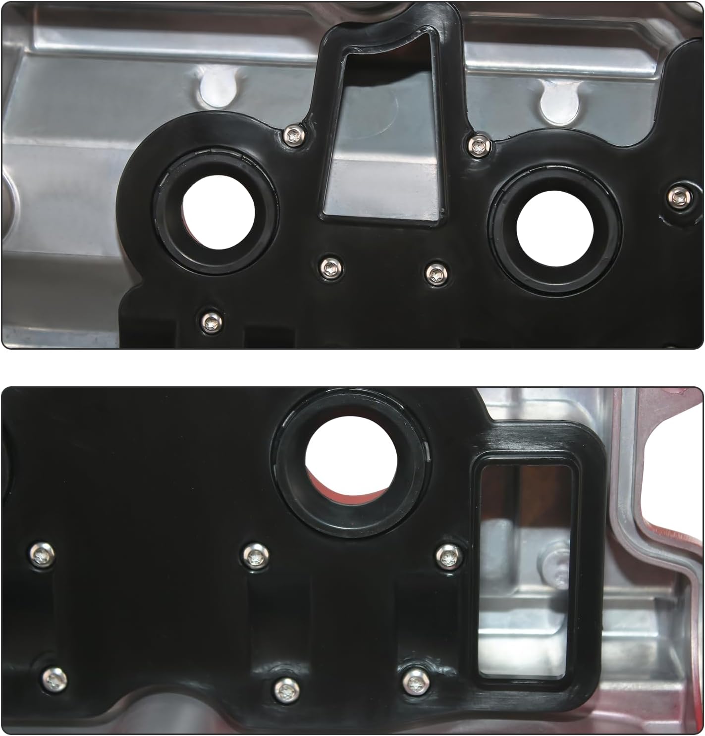 VQ35DE Aluminum Valve Cover Compatible with 2003-2008 Infiniti G35 V6 3.5L 2003-2009 Nissan 350Z V6 3.5L Replace# 13264-AM600 13264-AM610