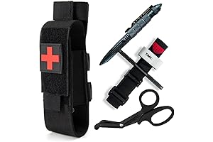 Trauma Professional Tourniquet Pouch with Supplies for Combat Medic and First Responder