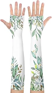 Bebila Gardening Sleeves for Women Farm UV Sun Protection Anti-Scratch Cooling Sleeves with Thumb Hole Arms Cover Outdoors