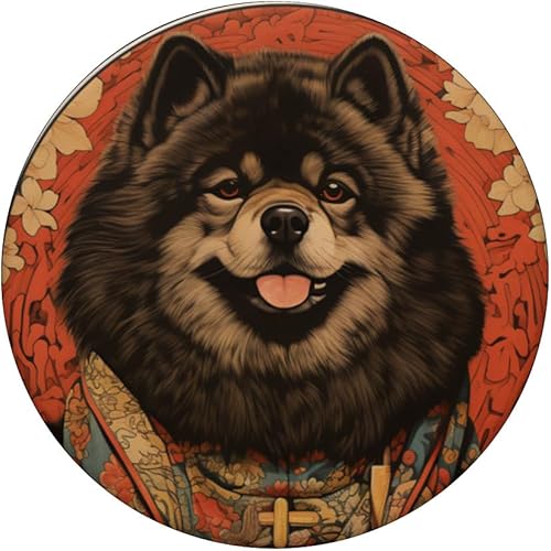 Miniatura 3 de Chow Chow Japanese Dog Loyal Pet Friend Kawaii PopSockets Standard PopGrip