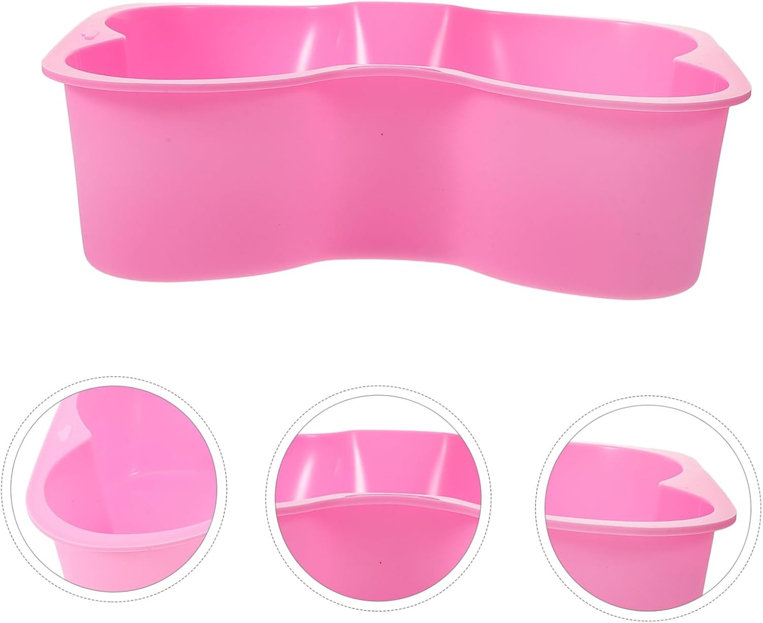 Ciieeo Silicone Bread Mold Bone Cake Molding Pan Nonstick Baking Mold Dog Treats Homemade Baking Loaf Pan Silicone