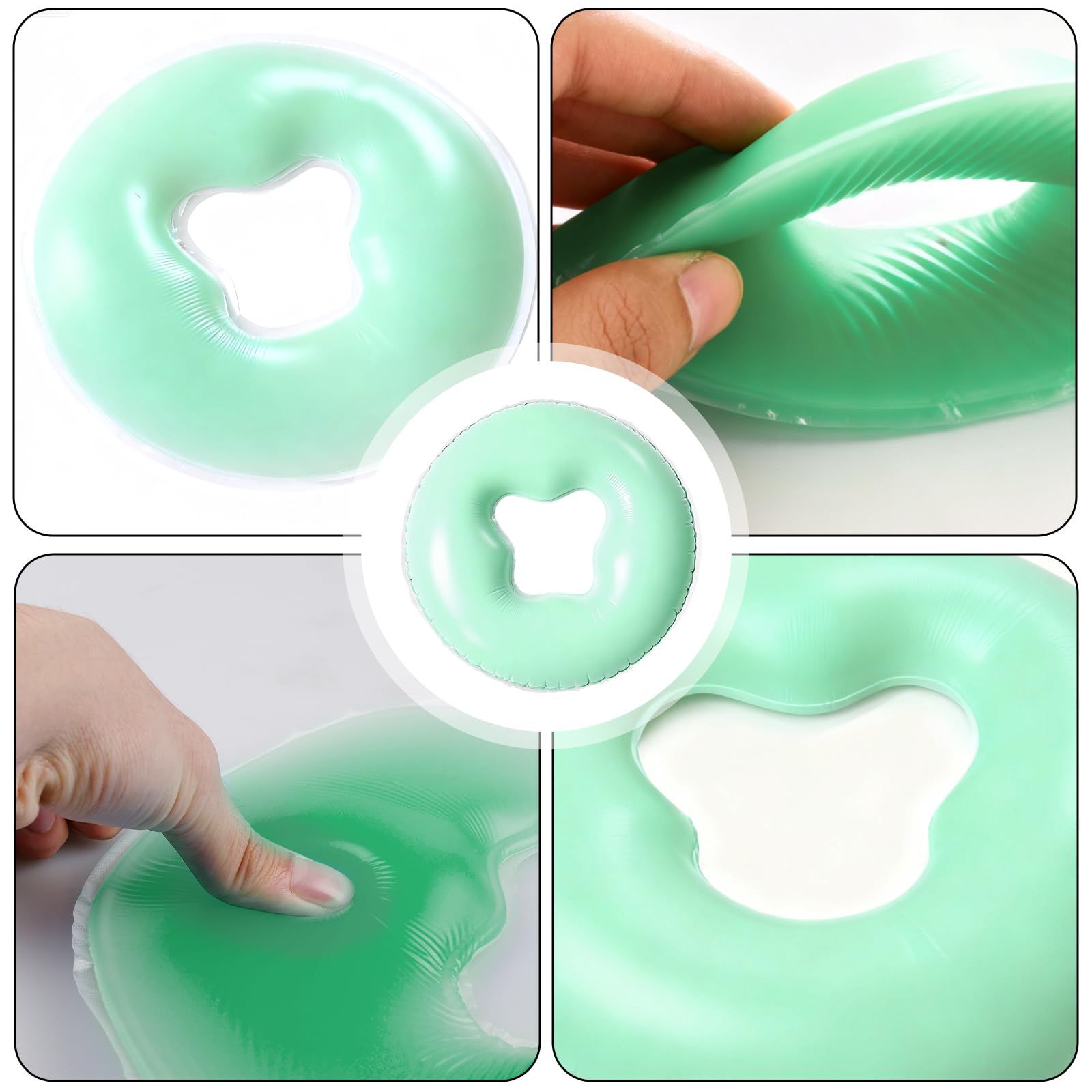 Cojín de silicona para spa, cojín facial de silicona, cojín de gel para masaje, cojín facial de gel para mesa de masaje, cojín facial de gel, masajeador de belleza, cuidado de la piel, superposición