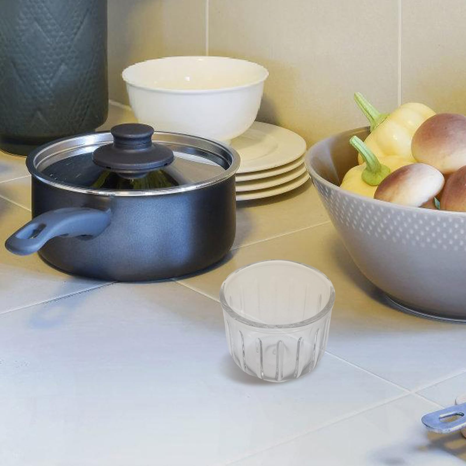 Ersatz Glasbehälter für Babynahrungszubereiter 0, 3 L Hitzebeständig | Glas, Lebensmittelecht, für Küchenmaschinen und Mixer, als Ersatzteil für Babynahrung