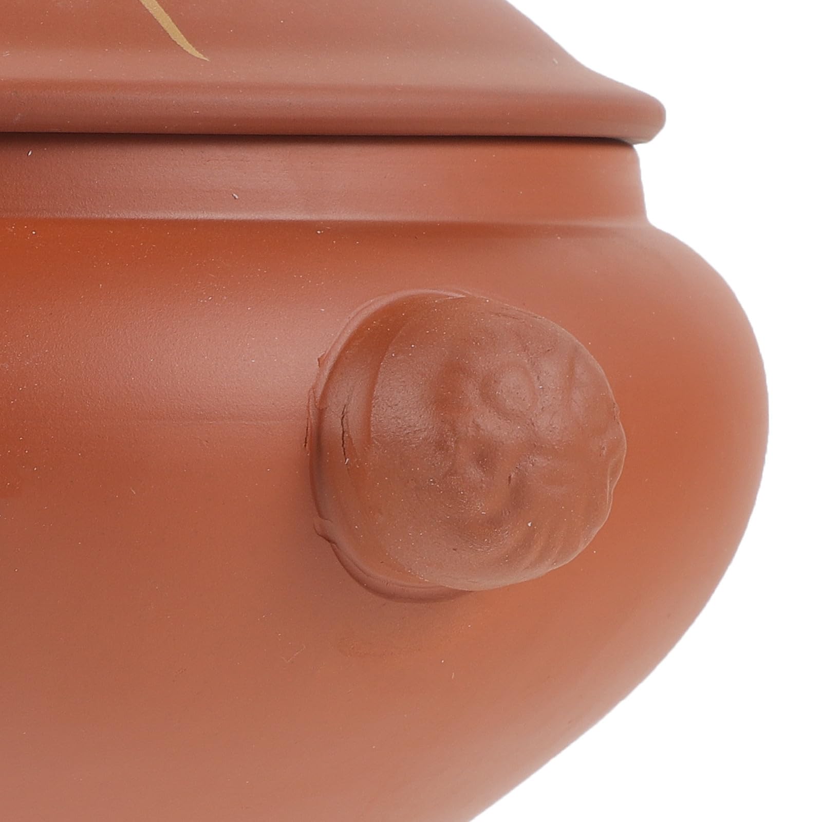 Vielseitiger Dampfgarer aus brauner Keramik mit glatter Oberfläche und eleganter Optik, Suppentopf zum schonenden von Hühnchen und Suppe in der Küche