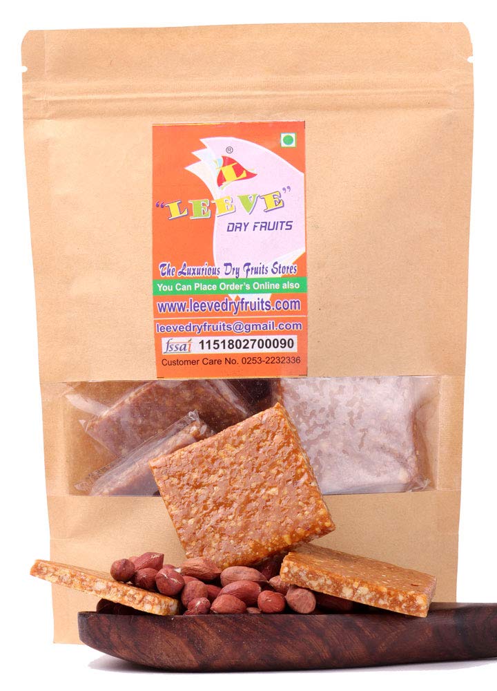 LEEVE DRY FRUITS Crushed Peanut Groundnut Chikkis Nuritious 200 gmas - Image 3 thumbnail