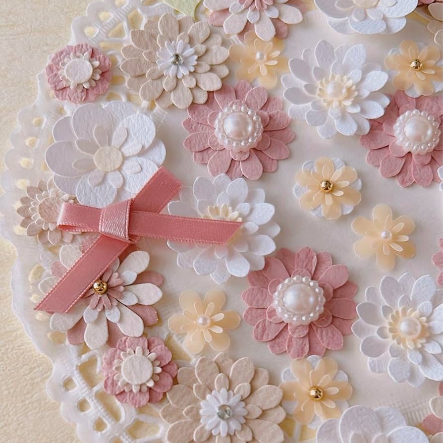 【春B】サンプルページ（ペーパークラフト クラフトパンチ） Amazon | クラフトパンチ 春 アルバム スクラップ