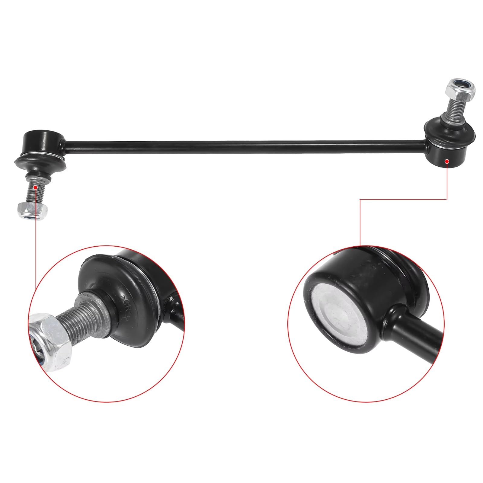 1 par de bieletas de Barra estabilizadora Delantera Izquierda y Derecha K750094 compatibles con Nissan Quest 2011 2012 2013 2014 2015 2016 2017
