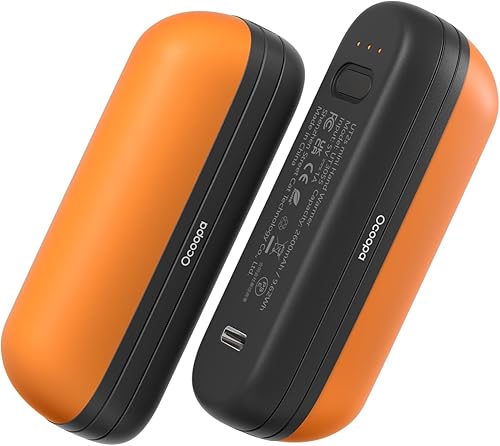 OCOOPA Calentadores de manos magnéticos recargables 2 en 1, mini calentadores de manos eléctricos UT2s, paquete de 2 unidades, USB C dividido,