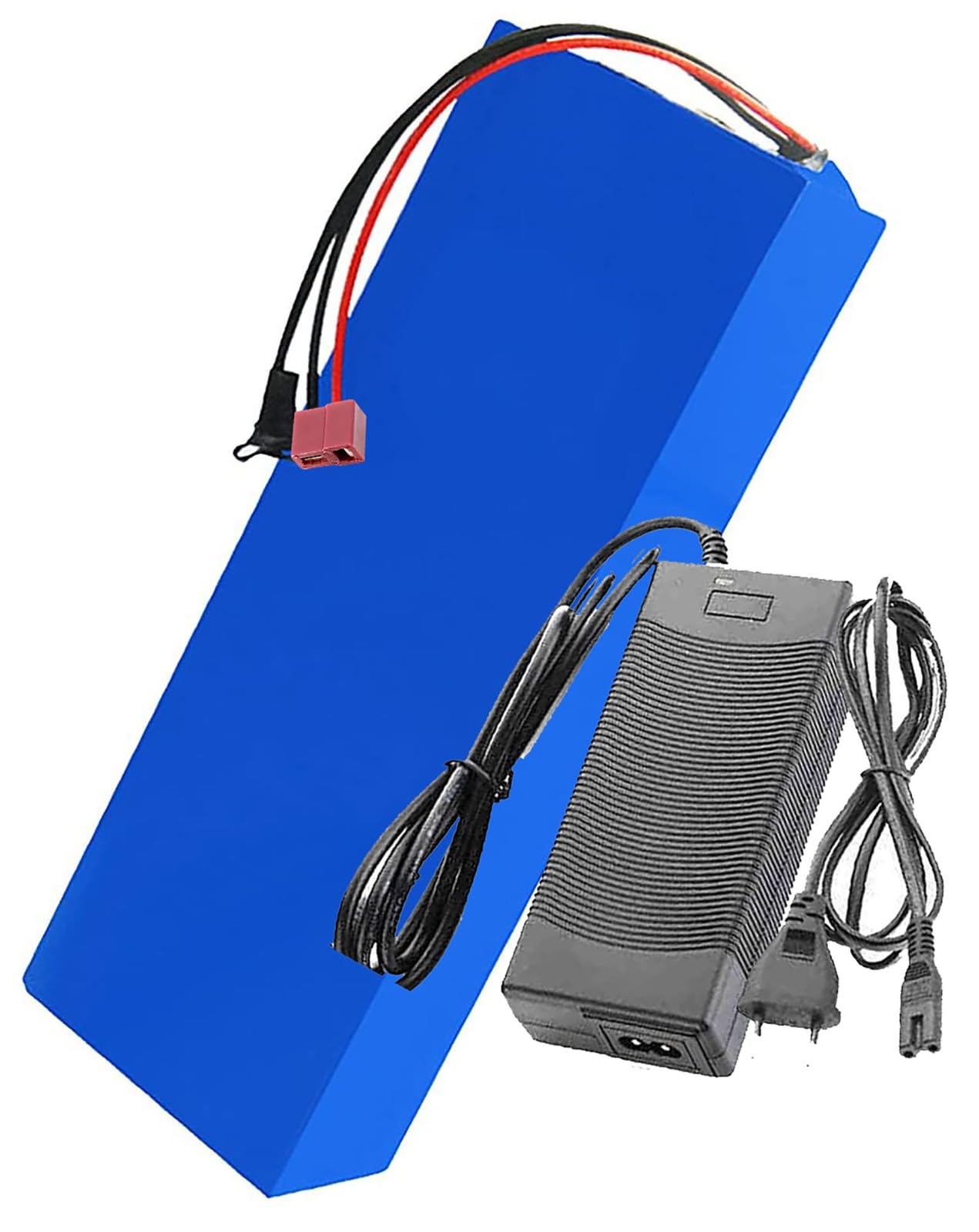 48V 10/12/15/20Ah Akumulator litowy Akumulator elektryczny z ładowarką Wodoodporny Akumulator o dużej mocy Ochrona BMS dla 200W 400W 500W 800W 1000W Silnik 48V20AH,T