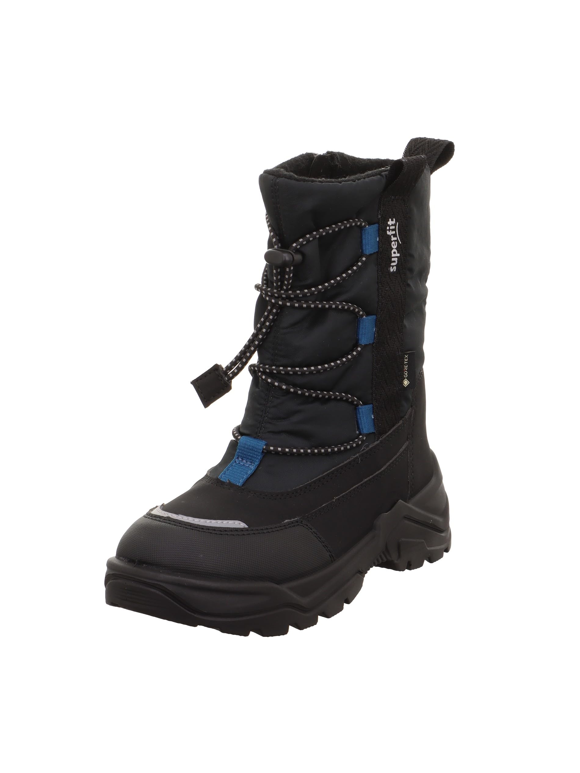Superfit Boys SNOW MAX warm gefütterte Gore-Tex Stiefel, SCHWARZ/BLAU 0000