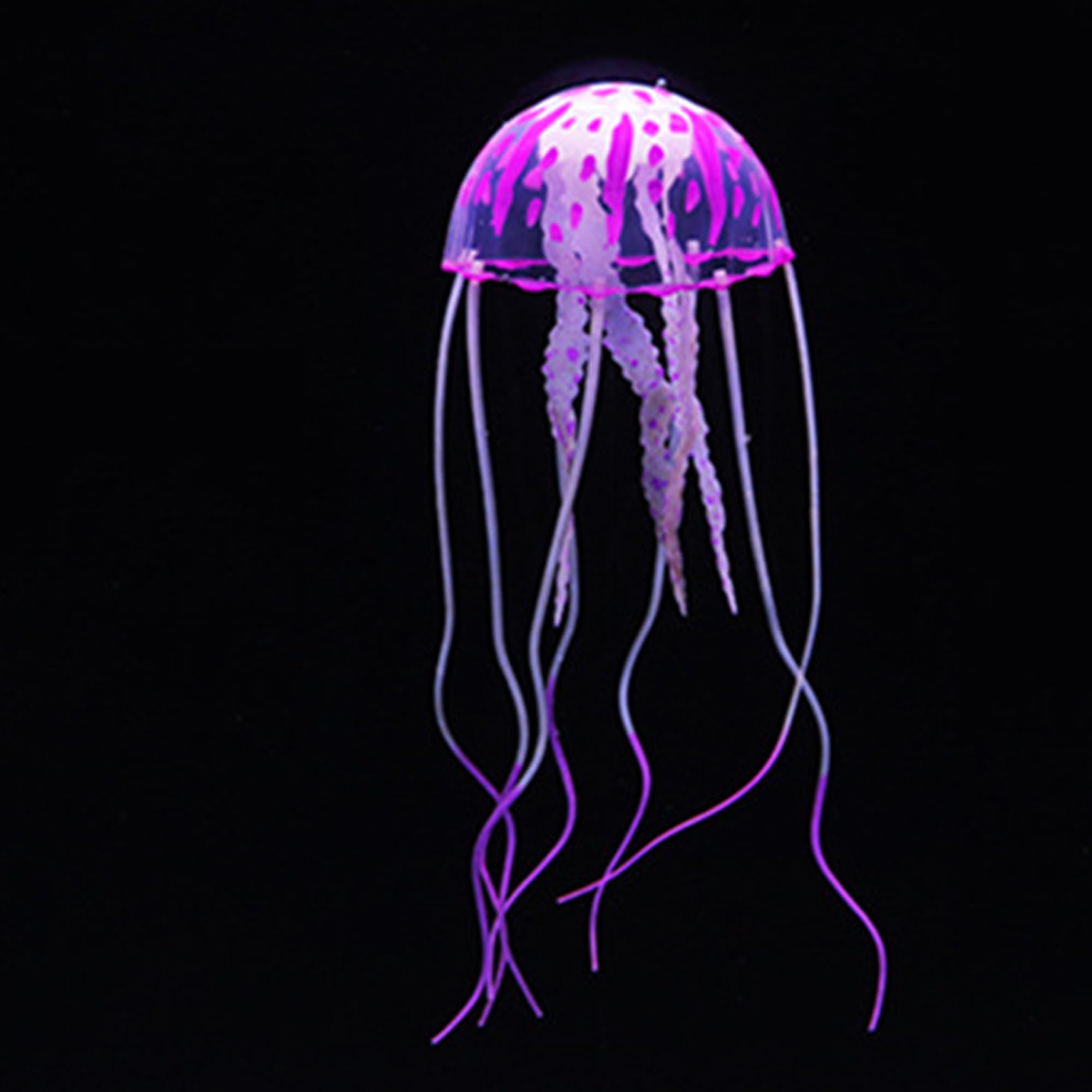 Galepromot Purple Artificial Simulation Glowing Jellyfish Suitable for Fish Tank, Aquarium Decoration Popular Ornaments, Aquarium Décor Thematic Ornaments