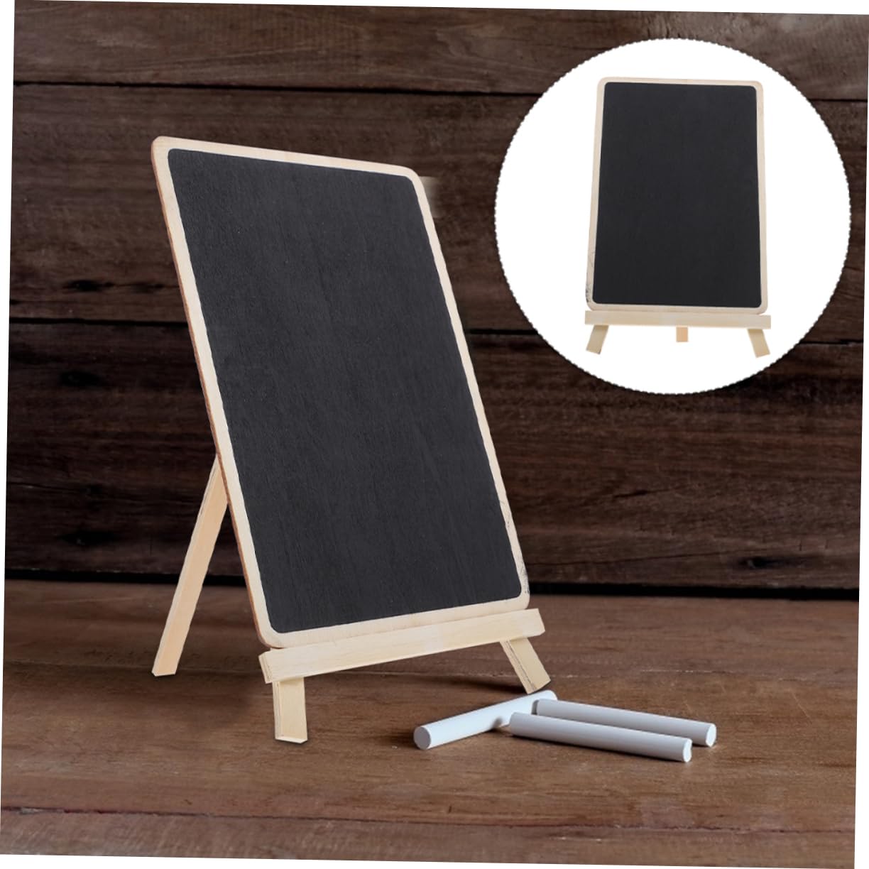 DECHOUS 5 Set Lavagna Cartello Da Tavolo Scheda Bianca Magnetica Tabellone Pennarello in Gesso Asse Lavagne Tavolo Da Disegno A Led Scrivania Della Bacheca Bosso Black 4 Pezzi * 5